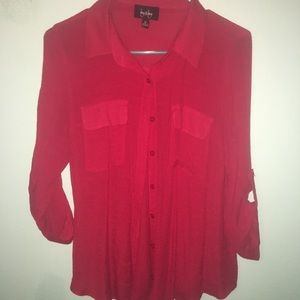 Medium long sleeve dressy shirt
